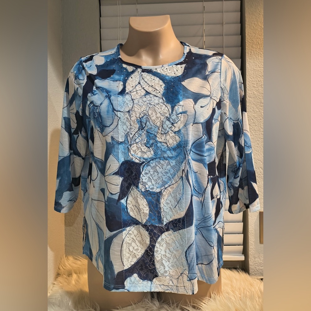 Alfred Dunner Women’s 1X Top